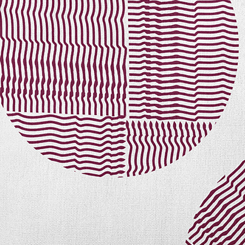  Housse et insert de coussin rectangulaire en polyester pour l'intérieur et l'extérieur, Rouge marron