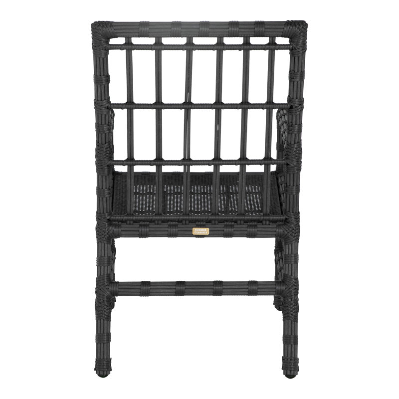 Fauteuil Newport tissé - Onyx, Chambray Rollo, Welt, Onyx