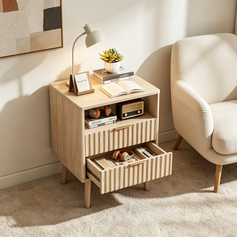 Table de chevet Modern, Bois
