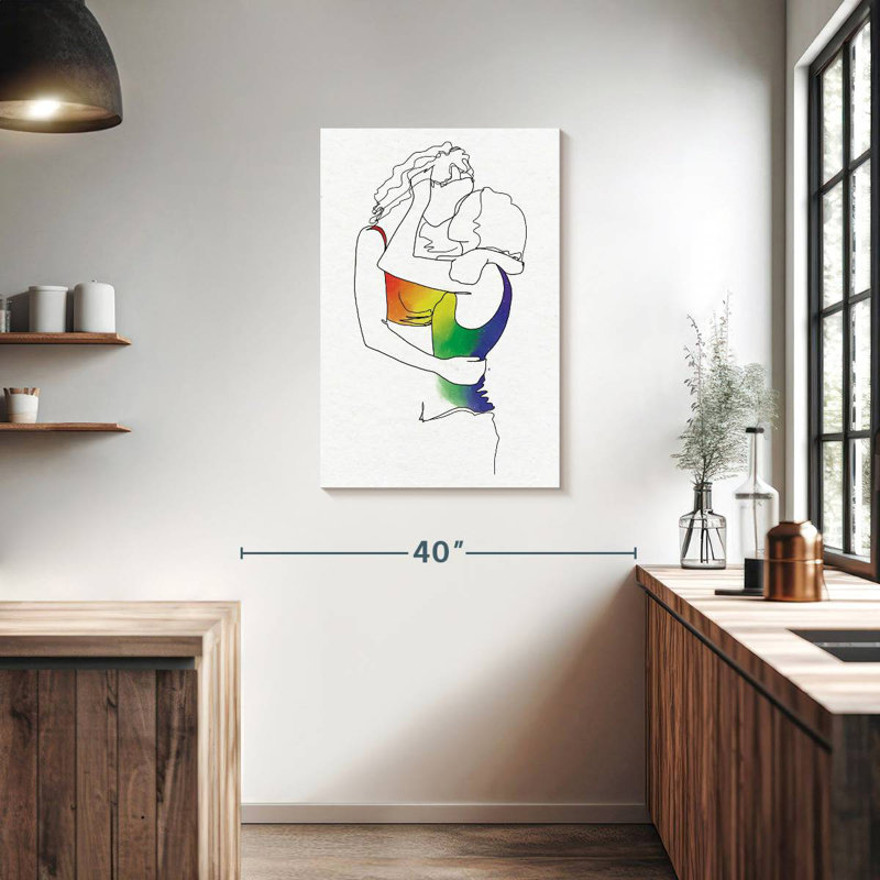 Lesbians In Love, 36" H x 24" W