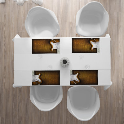 Polyester Abstract Rectangle Placemat