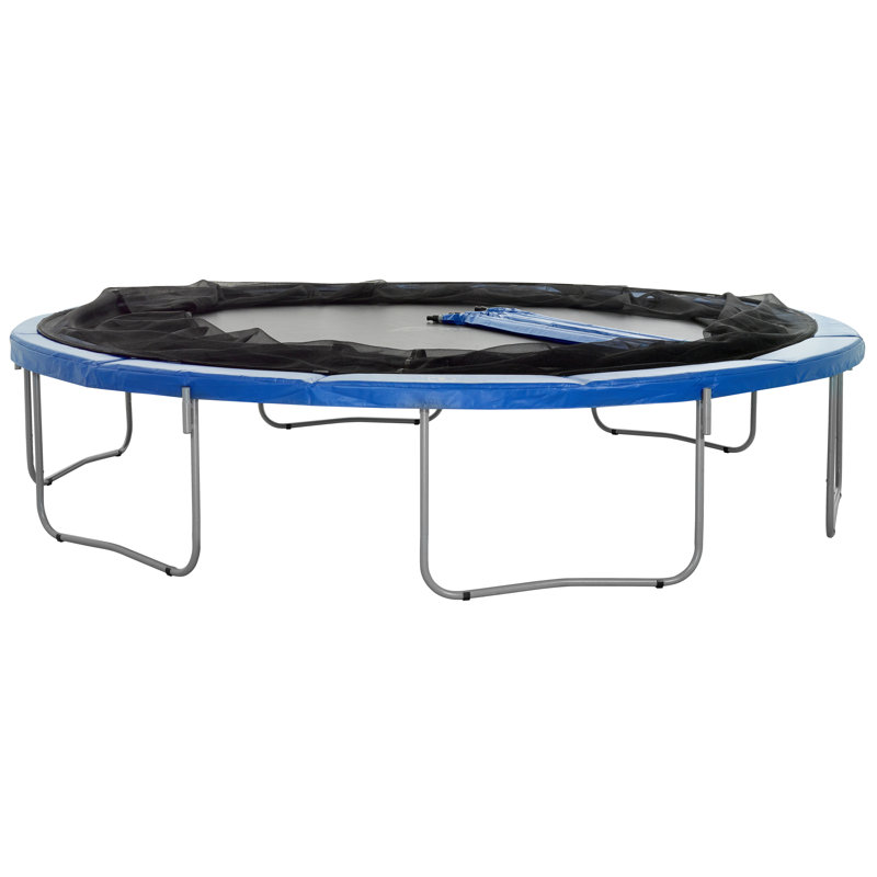Skytric 13' Large Trampoline with Top Ring Enclosure Set | Garden Outdoor Trampoline with Safety Net