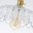 Elegant 10" Single-Light Scalloped Petal Glass Pendant-1001525543