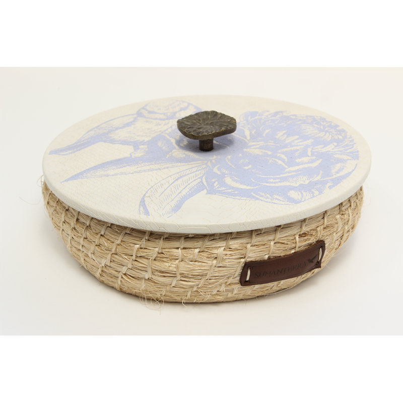 Porte-tortilla en chanvre Lilas Bluebird