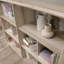 Bibliothèque, finition brune