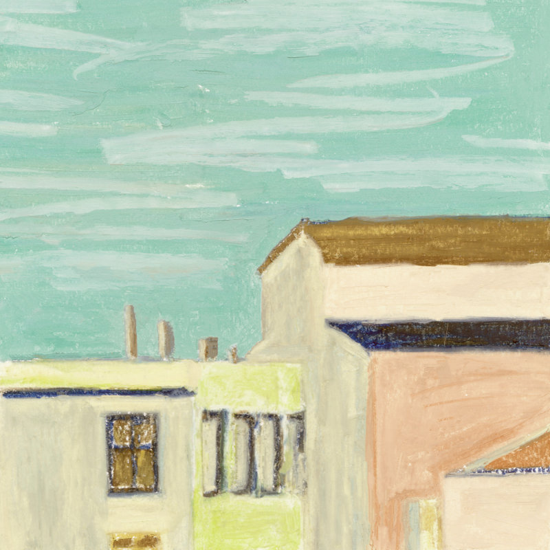 Sunlight And Buildings I by Melissa Wang - Wrapped Canvas Print, 30cm H x 30cm W x 3.8cm D