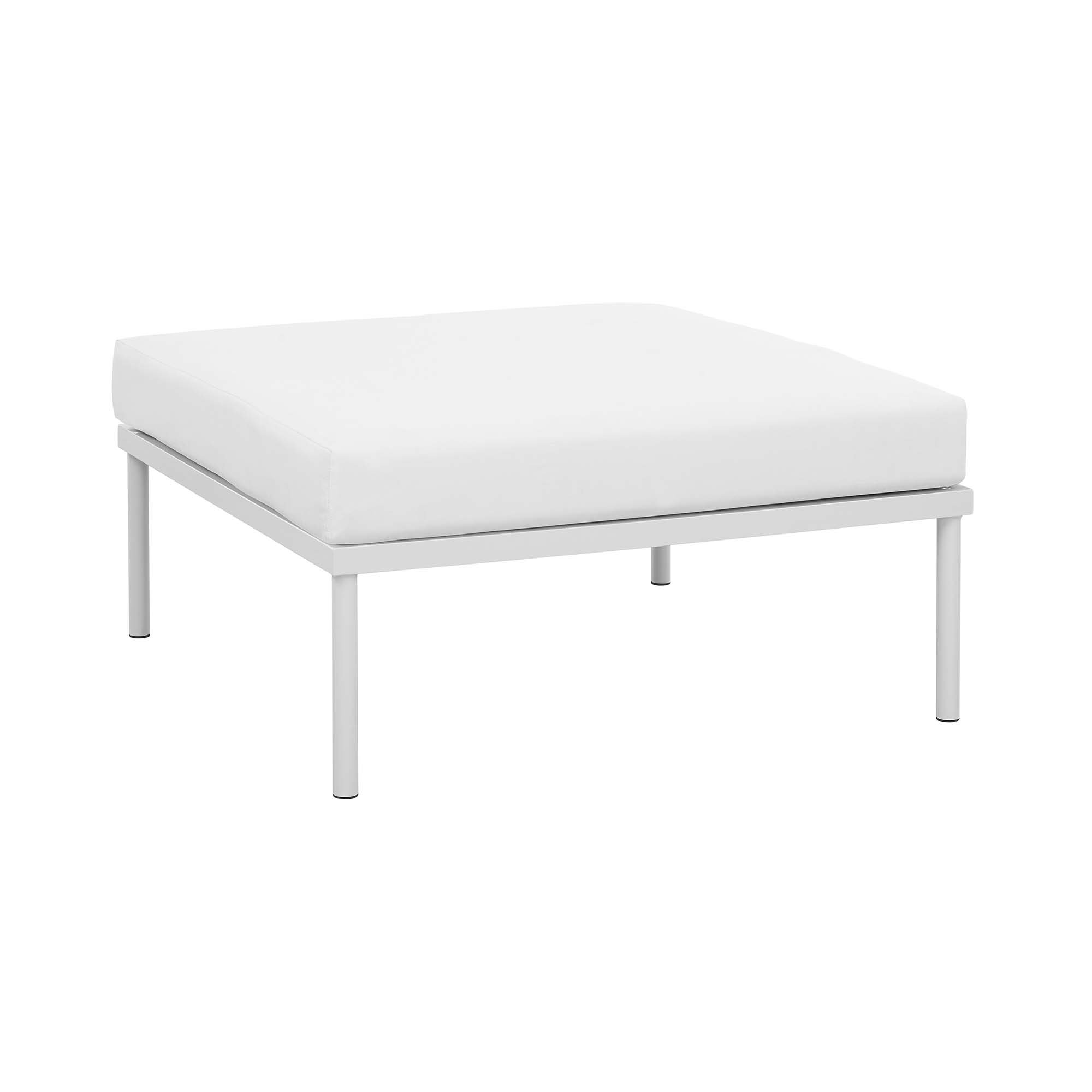 Harmony 8-piece Outdoor Patio Aluminum Sectional Sofa Set, White