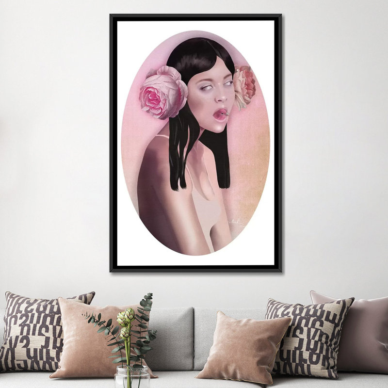 « the effiloché is is », reproduction d’impression sur toile, H 26 po x l 18 po x P 1,5 po, Toile avec cadre flottant noir
