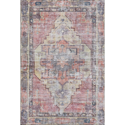 Premium Machine Washable Lubbers AMF1729 Global Rug