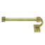 SUTTON  12" HAND TOWEL BAR LEFT, REEDED HANDLE; SATIN NICKEL FINISH-251443619-251443674