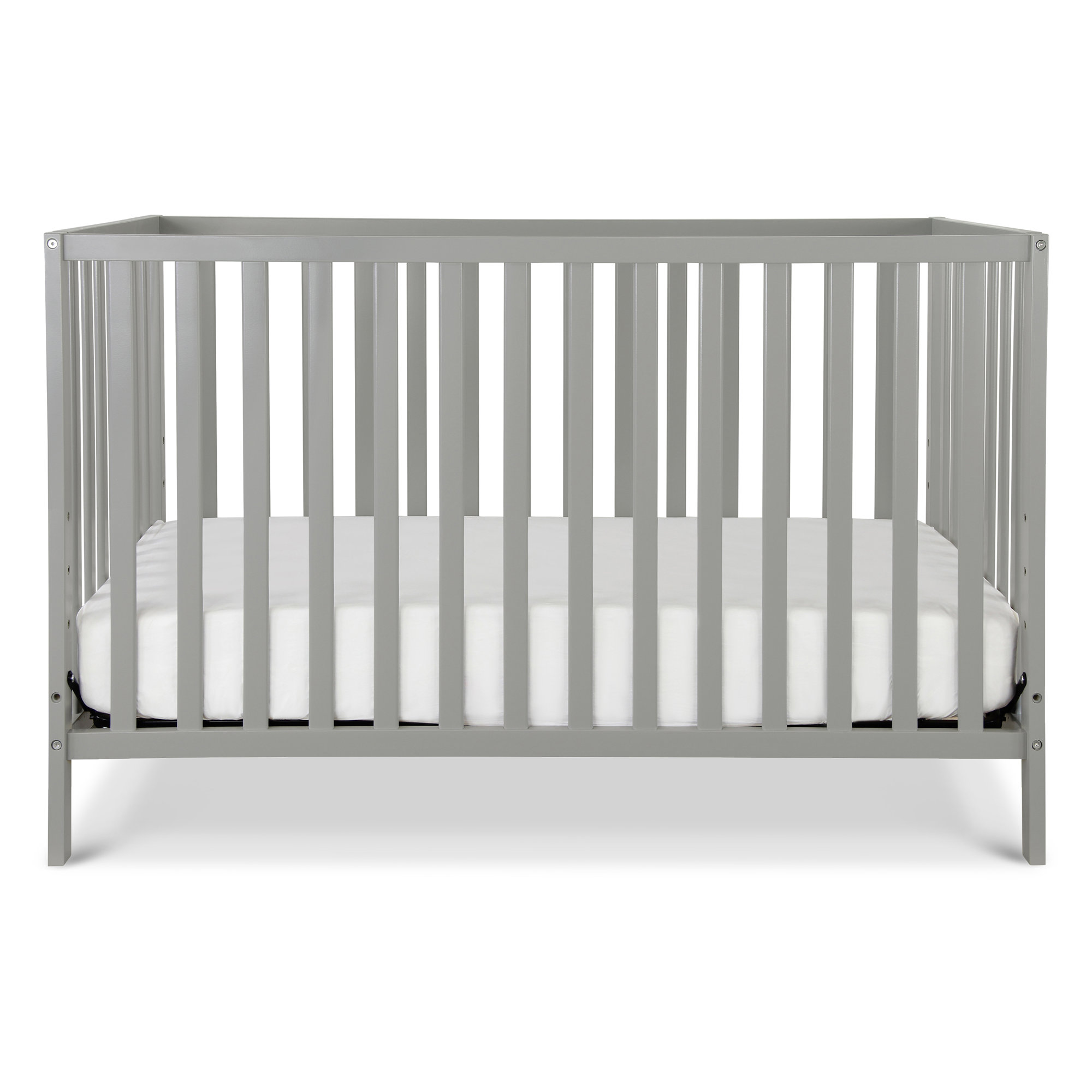 Union 4-in-1 Convertible Crib, Gray