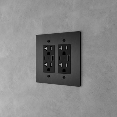 Ozarke Brass Power Outlet