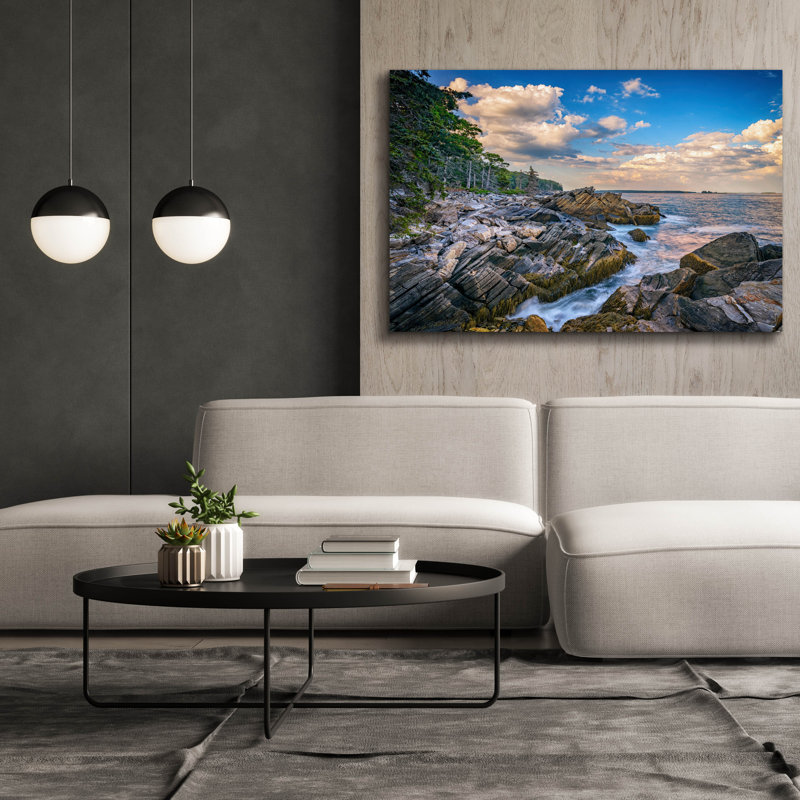 «Browns Head Cove» par Rick Berk, art mural sur toile, H 40 po x l 60 po x P 1,5 po