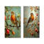 Oiseau Robin dans la ferme, verger I - animaux, art sur toile 2 panneaux-1561995503-1561995500