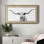 «Longhorn Gaze», reproduction d'un seul cadre photo sur toile-2056183728