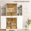 Armoire de rangement 72 po, blanc