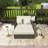 Double Chaise Lounge With Adjustable Back And Cushions-2104425022