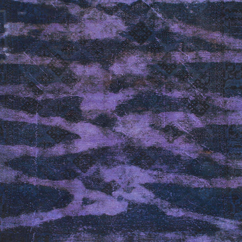 Tapis abstrait moderne 842, Carré 8 pi