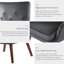 71cm W Modern Solid Wood Armchair & Accent Chair with Velvet Upholstery for Living Room -1962754143