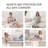 113"  L-Shape Compression Boneless Cloud Modular Sofa Couch-130168156