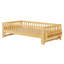 Ensemble de lit de jour en bois extensible Guardhaven-138202982