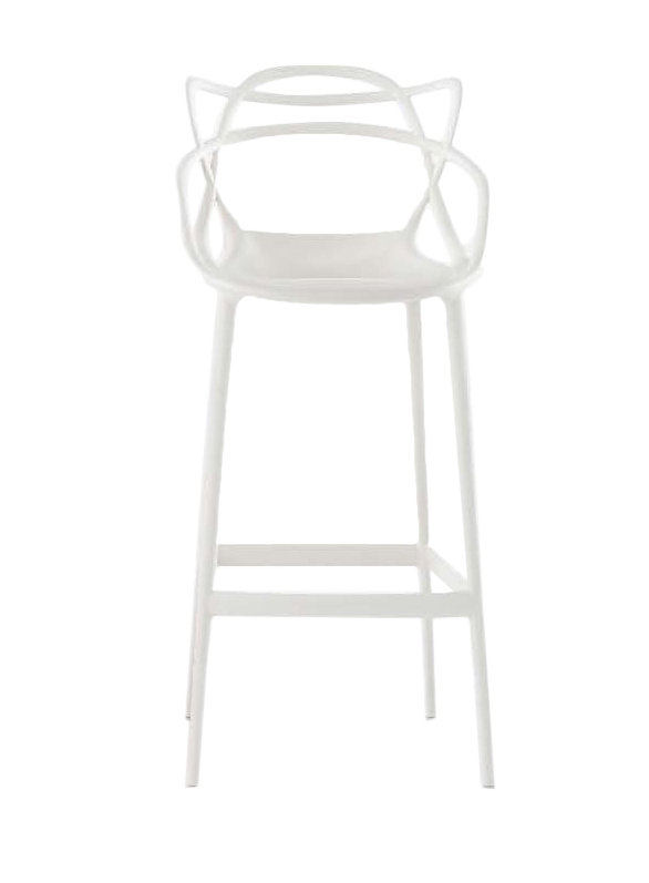 Masters Outdoor Bar Stool, Bar, White