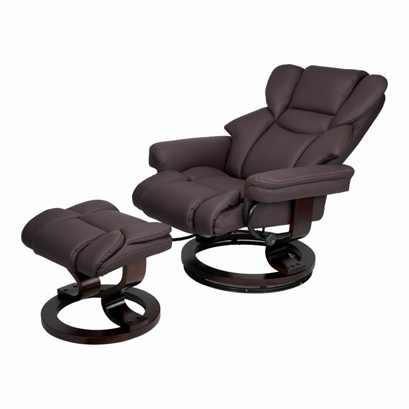 Fauteuils inclinables chauffants à massage, fauteuil pivotant en similicuir pour la maison
