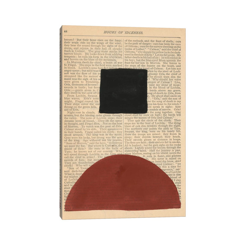 Modern Prose IV by Renée Stramel - Gallery-Wrapped Canvas Giclée on Canvas, Canvas, 20.32 cm H x 30.48 cm W