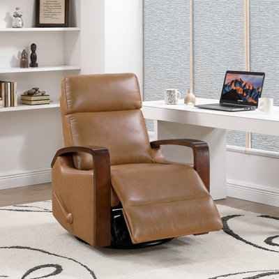 Plush Swivel Glider Recliner Chair with Smooth Glide & 360 Spin | Modern Comfort for Living Rooms