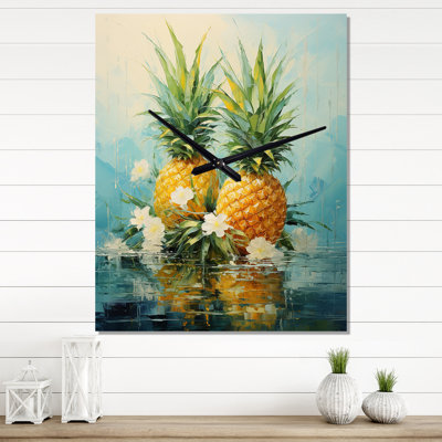 Horloge murale Cobe - Ananas