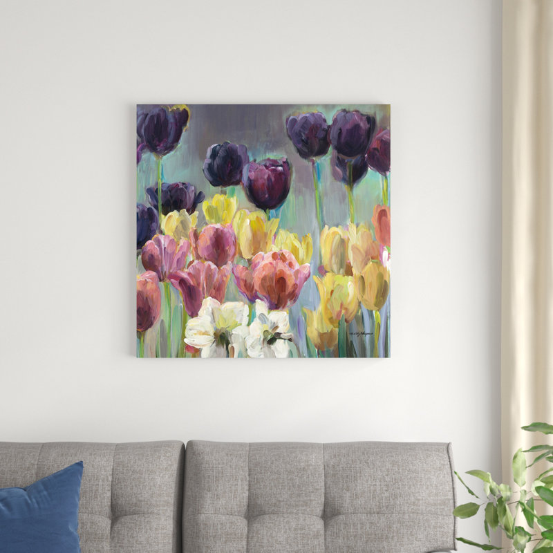 Tulipes raisin I, H 30 po x l 30 po