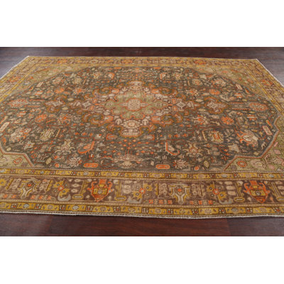 Kadance One-of-a-Kind 7'11" X 10'10" Wool Area Rug in Charcoal