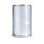 Ensemble de douche ronde encadrée 40 po x 40 po x 77 po avec base incluse