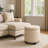 Mayen 19" Wide Round Storage Ottoman-416015372