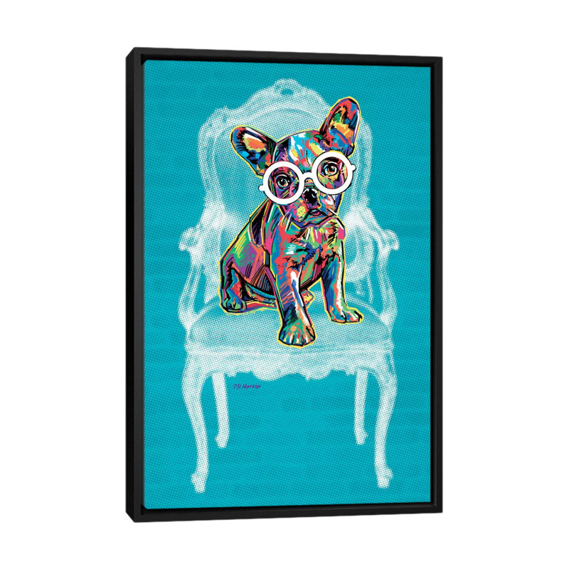 P.D. «Moose» Moreno, reproduction sur toile tendue, H 48 po x l 32 po x P 1,5 po, Toile avec cadre noir, Pas de tapis