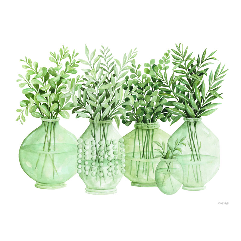 «Simply Sage II» par Cindy Jacobs - impression sur toile tendue, H 12 po x l 16 po x P 1,25 po