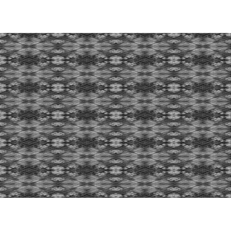 Tapis 100% à motifs lavables à la machine 2989 Pat221 gris, Rectangle de 2 pi x 3 pi