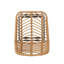 Ensemble de 2 tabourets d'extérieur d'apparence moderne, bords arrondis, structure en fer noir
