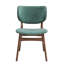 Ensemble de 2 chaises d'appoint Bevis Green