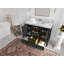 Meuble-lavabo simple avec plateau en marbre Aberdeen