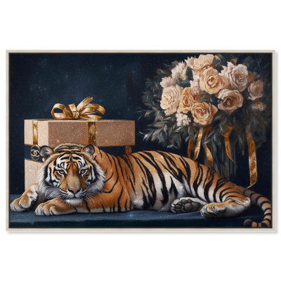 «Tiger Glam Gift Boxes Canvas Fashion Art Feline» par Art Remedy