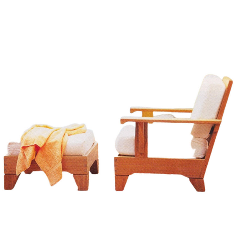 Caranas Outdoor Lounge Chair, Natural