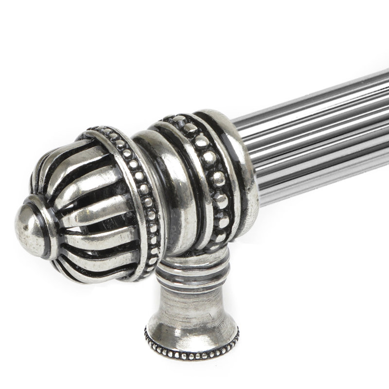 Cage à cricket avec petit faîteau à poignée longue 5/8 po, Argent argent, 18"