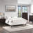 Snow Upholstered Eastern King Wingback Bed
