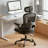 Ergonomic  Game Chairs, High Back Home Desk Chair With 3D Armrests, Computer Chair With Adjustable 2D Headrest, Tilt Function Black