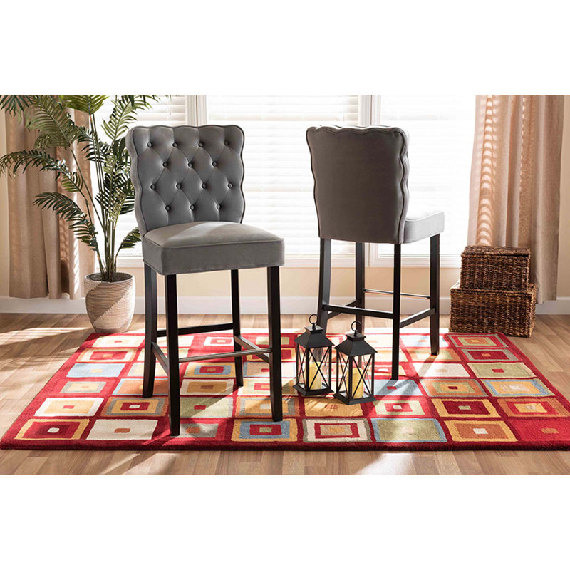 Tabouret 30,3 "Danni-Jo, Gris foncé
