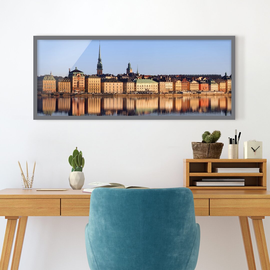 Gerahmtes Poster Stockholm Skyline