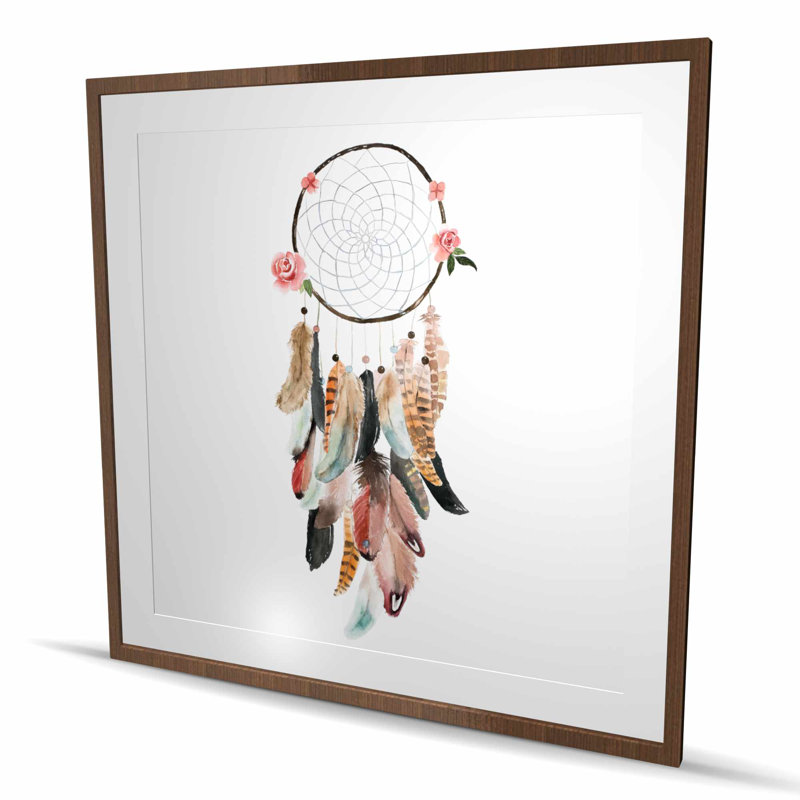 «Woman's Dream Catcher» - décoration florale matelassée