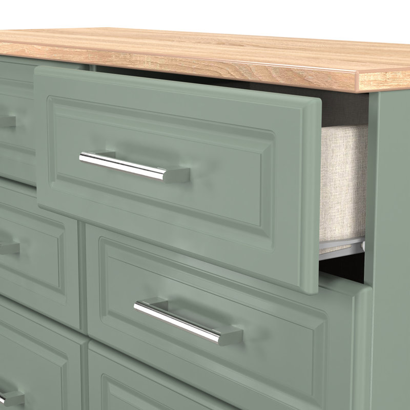 Aalysia 110cm W 6 - Drawer Chest of Drawers