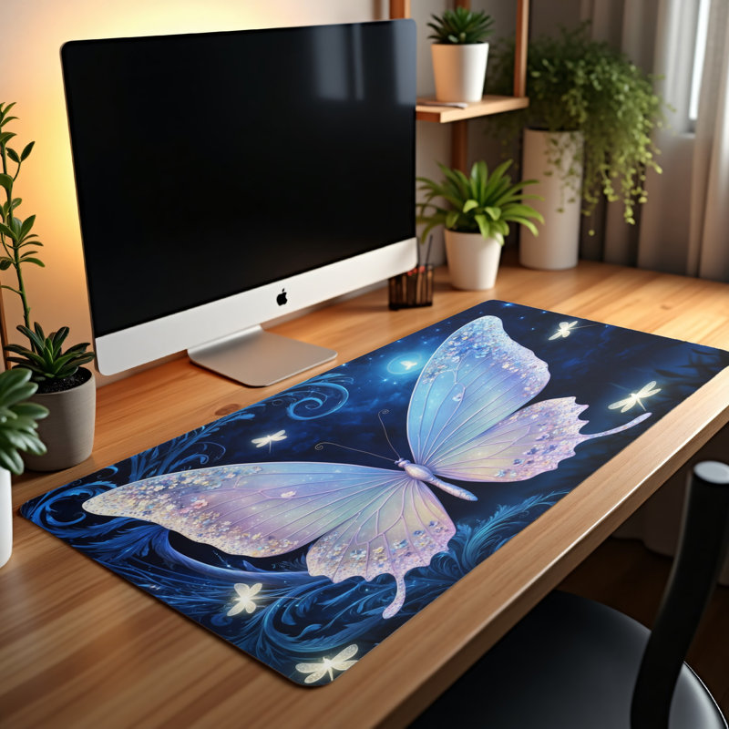 Polyester Desk Pad, 14.4x12.1